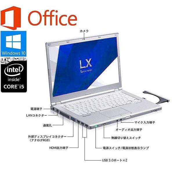 Panasonic レッツノート i5-8250U Windows10 Panasonic レッツノート