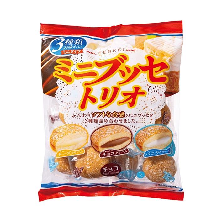 天恵製菓 ミニブッセトリオ 130g×12袋入 メーカー 問屋直送｜ 送料無料