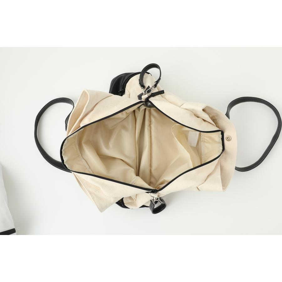 AJUGA. アジュガ ペアレンツキャンバストート ブラック マザーズバッグ