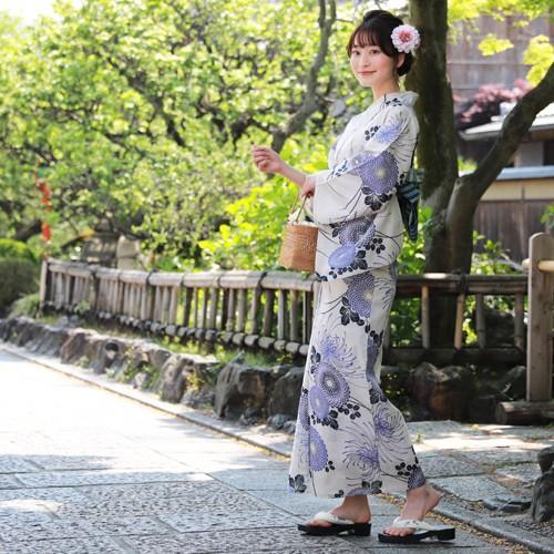 浴衣 レディース セット レトロ 高級変わり織り綿麻浴衣3点セット