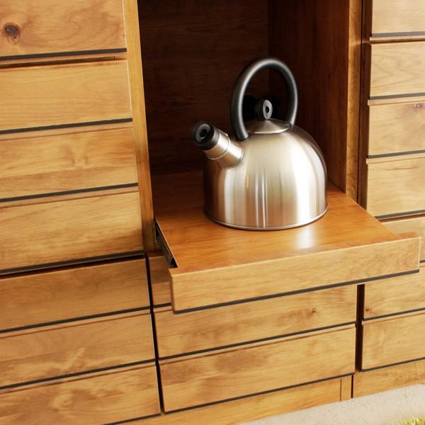 東馬（Tohma） キッチンボード おしゃれ 幅105 完成品 ヴィンテージ