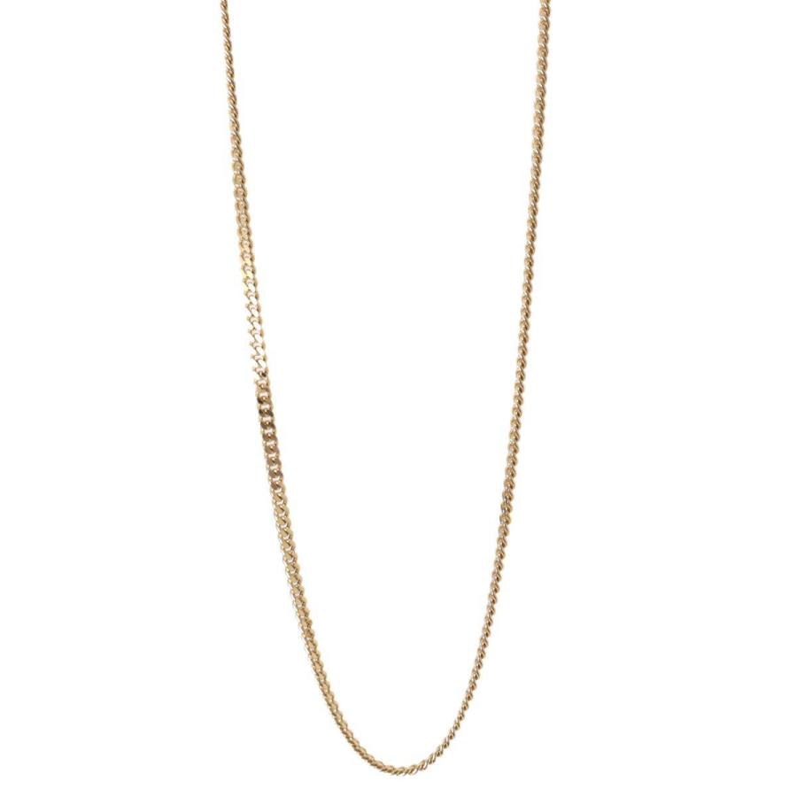 喜平ネックレス 2面シングル チェーンネックレス ロング K18 18金 首