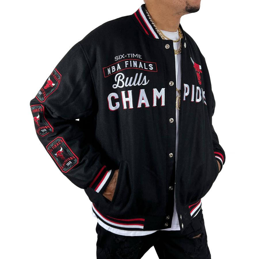 jhDesign BULLS Reversible ジャケット シカゴ ブルズ ファイナルズ
