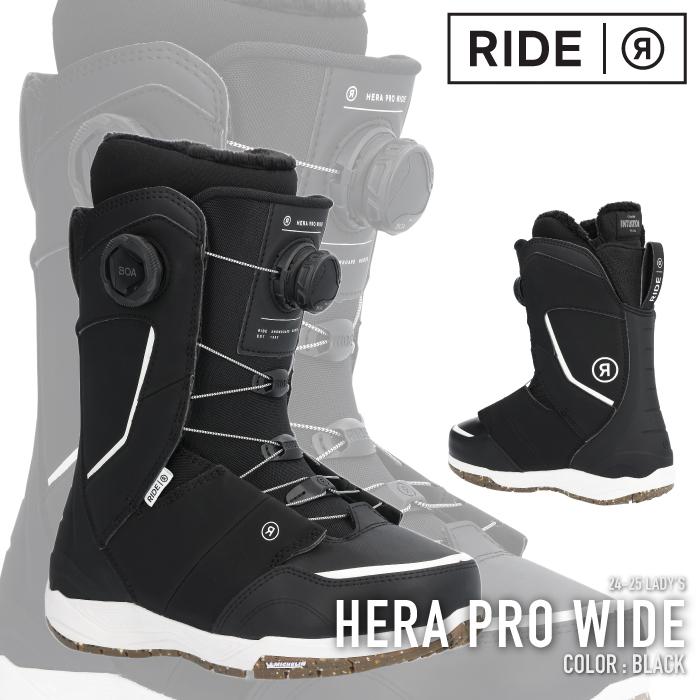 RIDE（ライド） スノーボード ブーツ RIDE HERA PRO WIDE Black ヘラ