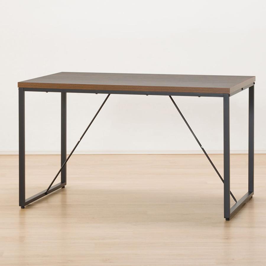 ニトリ（NITORI） 幅120cm ダイニングテーブル(ステイン120 MBR) 4人