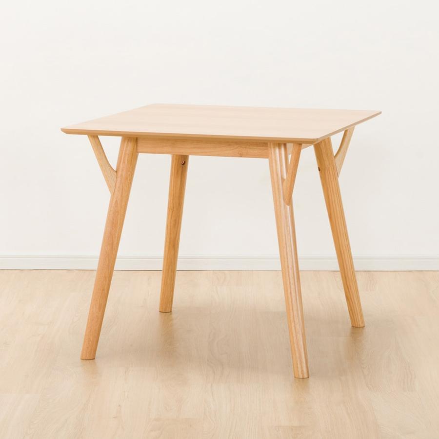 ニトリ（NITORI） 幅80cm ダイニングテーブル(フィルン OC2 80 LBR) 2