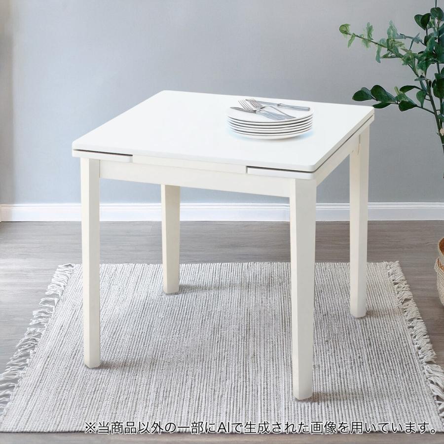 ニトリ（NITORI） 幅75(伸長時95・115) 伸長式ダイニングテーブル