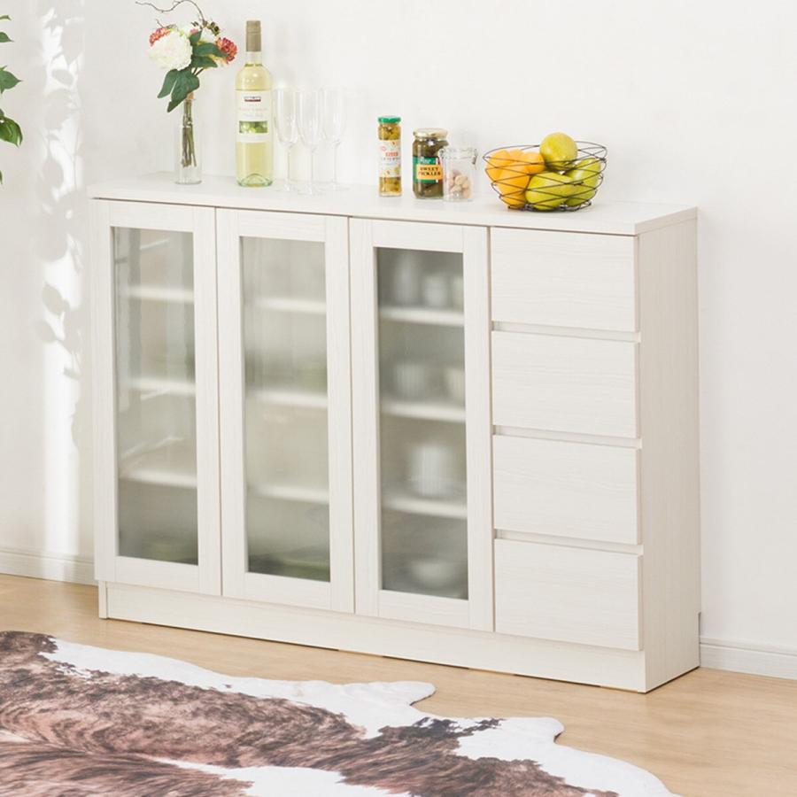 ニトリ（NITORI） 薄型キャビネット(アニー120TH WW) サイドボード