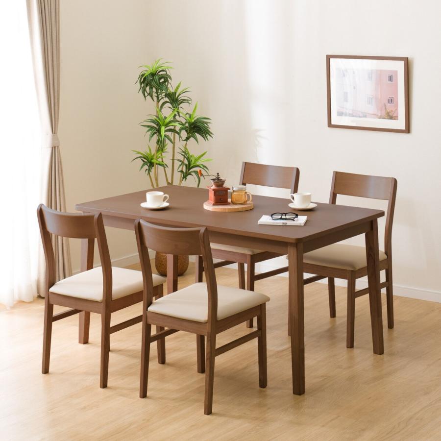 ニトリ（NITORI） ダイニングテーブル5点セット(4LEG SI01 G 135/SI01A