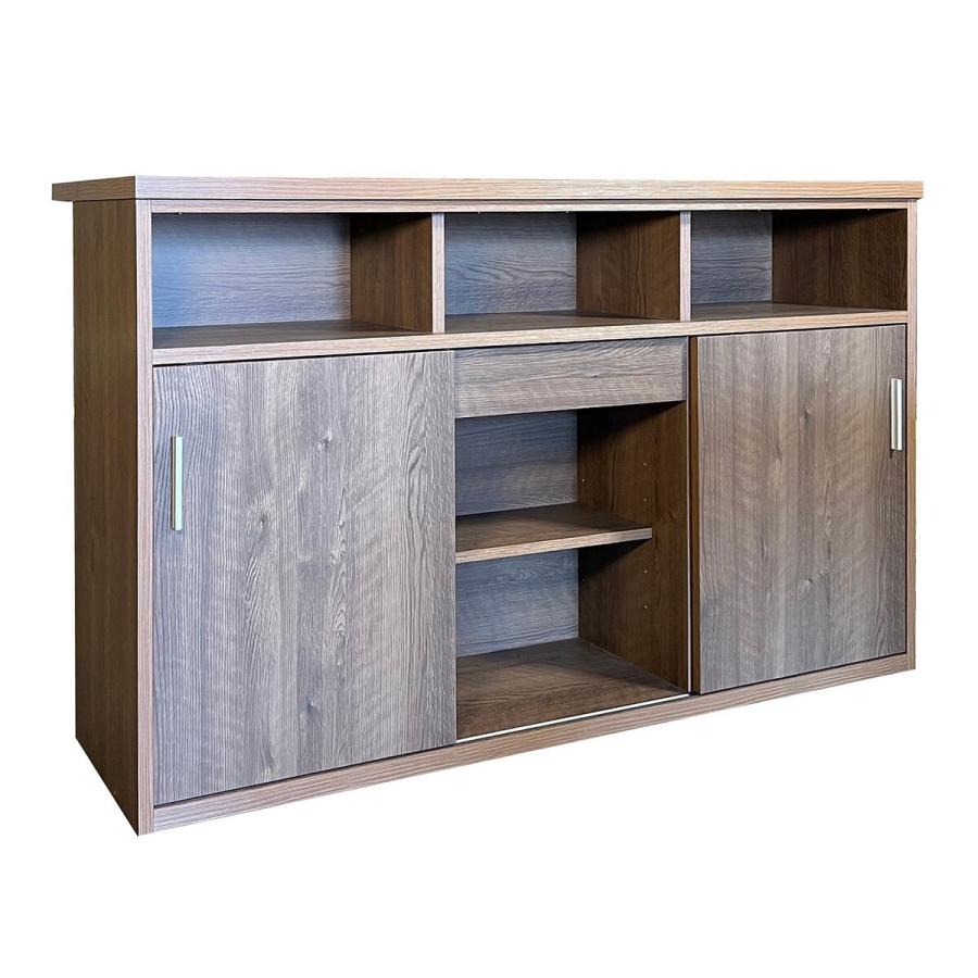 ニトリ（NITORI） たっぷり収納のバーカウンター(139cm幅 BR色