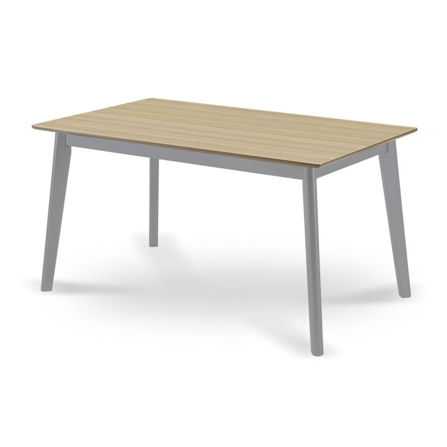 ニトリ（NITORI） 幅135 ダイニングテーブル(ダイナ 135 NA/GY) 4人