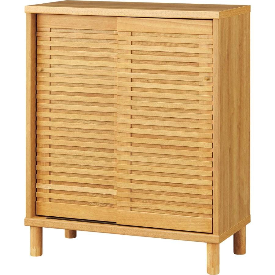 ニトリ（NITORI） シューズボックス(モミジ2 80 LBR) 下駄箱 : ニトリ