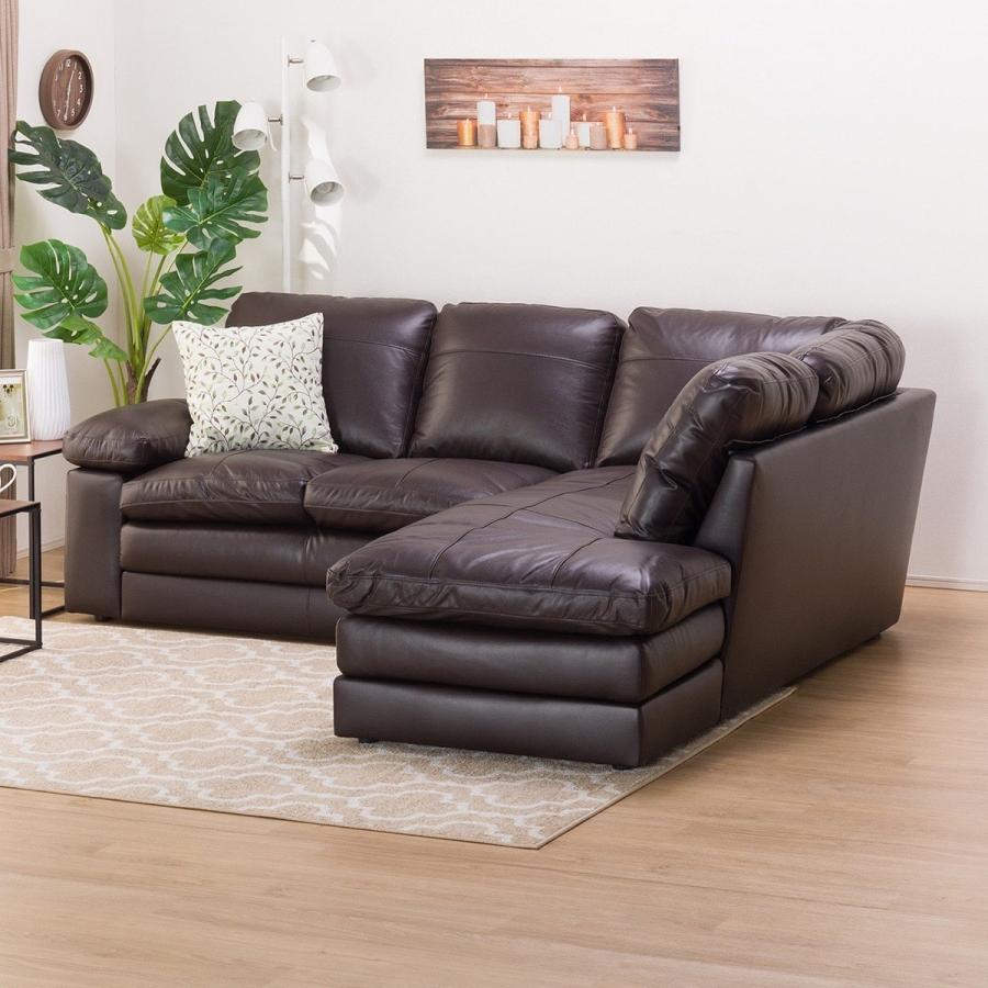 ニトリ（NITORI） ソファー ソファ コーナーソファ(Sステイツ DBR-L