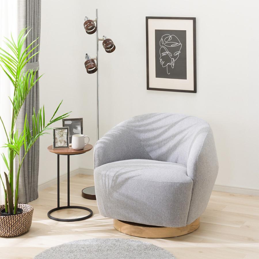 ニトリ（NITORI） アクセントチェア(KK1203 GY) ソファー ソファ 1人