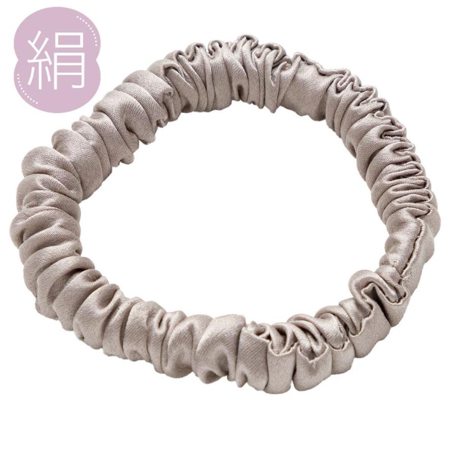 ニトリ（NITORI） シルク ヘアゴム(グレー NC) : ニトリ Yahoo!店