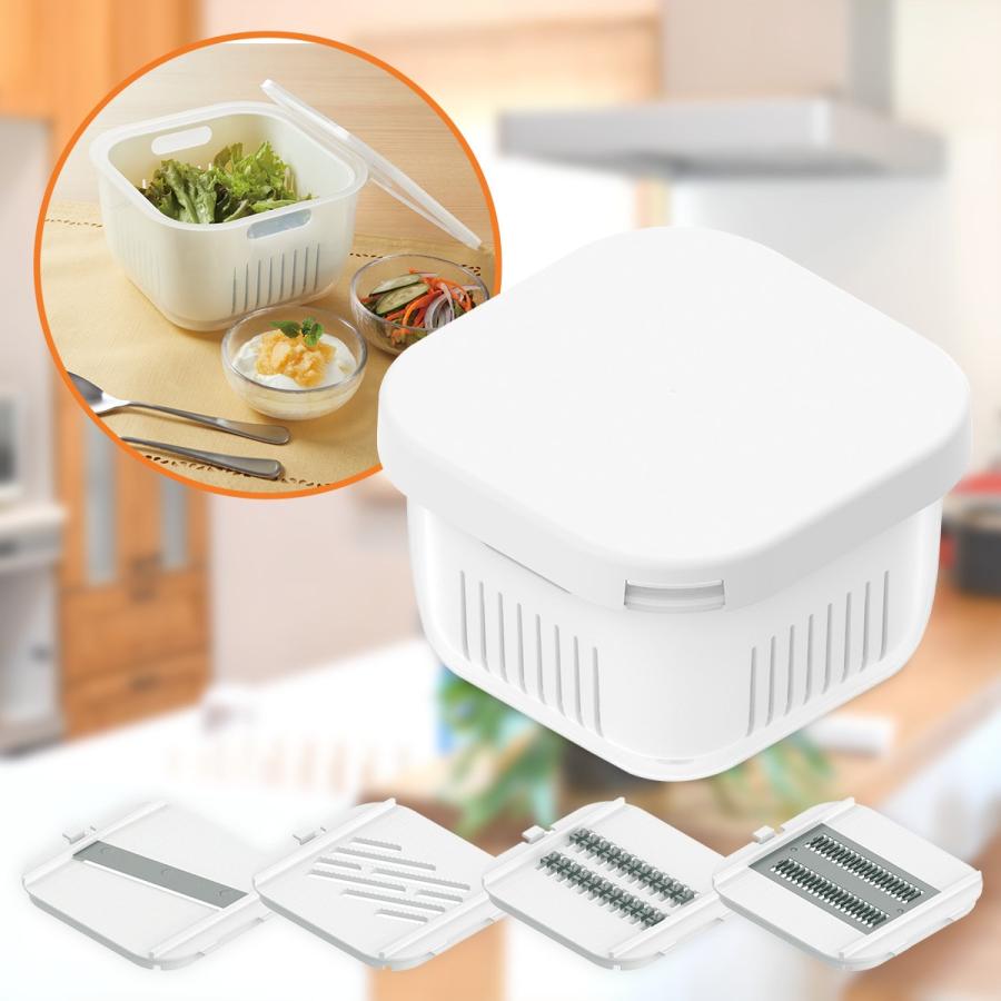 ニトリ（NITORI） 1台10役コンパクトスライサーザルボウル保存容器