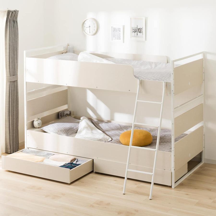 ニトリ（NITORI） 2段ベッド(デニッシュ BC01 WW/WH) : ニトリ Yahoo