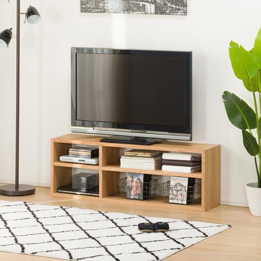 ニトリ（NITORI） 幅125 ローボード コネクト120-1セット LBR テレビ台