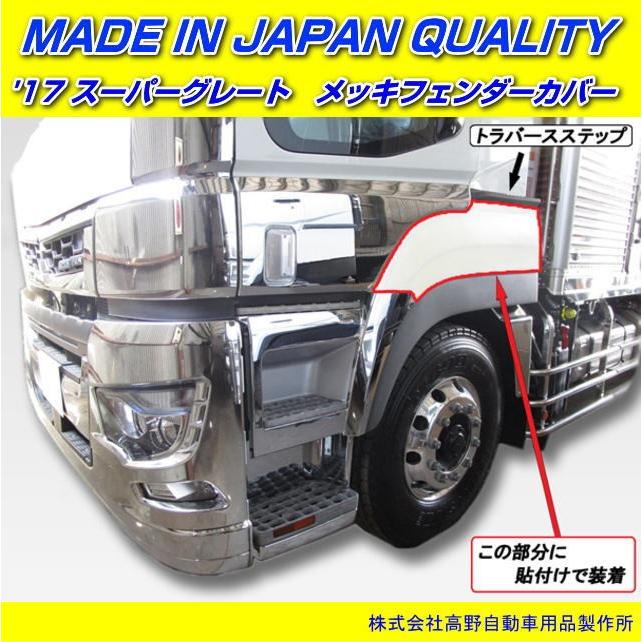 メッキフェンダーカバー '17スーパーグレート '07スーパーグレート