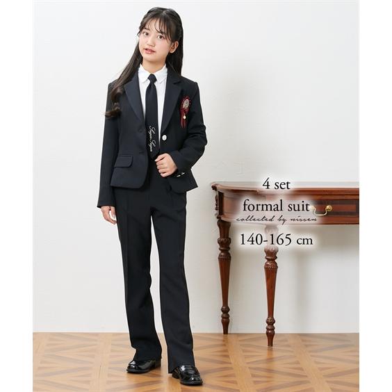 ニッセン（nissen） フォーマル スーツ 子供服 キッズ 卒業 4点セット