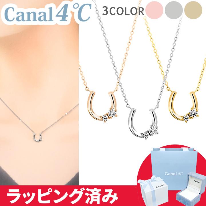 Canal4℃（カナルヨンドシー） リボン済&紙袋 カナル 4°c ネックレス