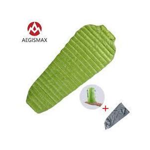 AEGISMAX】800FP (MINI LONG)ホワイトグースダウン寝袋 (L) 耐寒温度 6