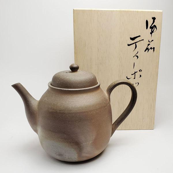 備前焼 ティーポット（桟切）| おしゃれ 日本製 工芸品 山口県 急須