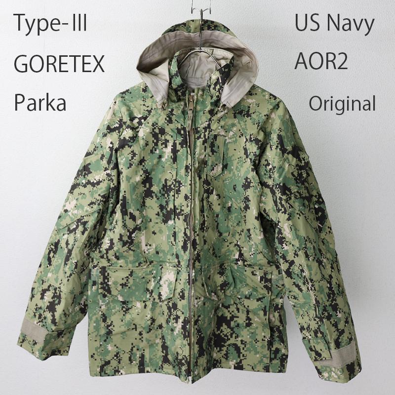 US. NAVY NWU GORE-TEXパーカー Type3[ [AOR2]《実物・新品(未使用品