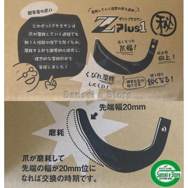 40本組 日本ブレード製 ゼット プラスワン爪 イセキトラクター 用