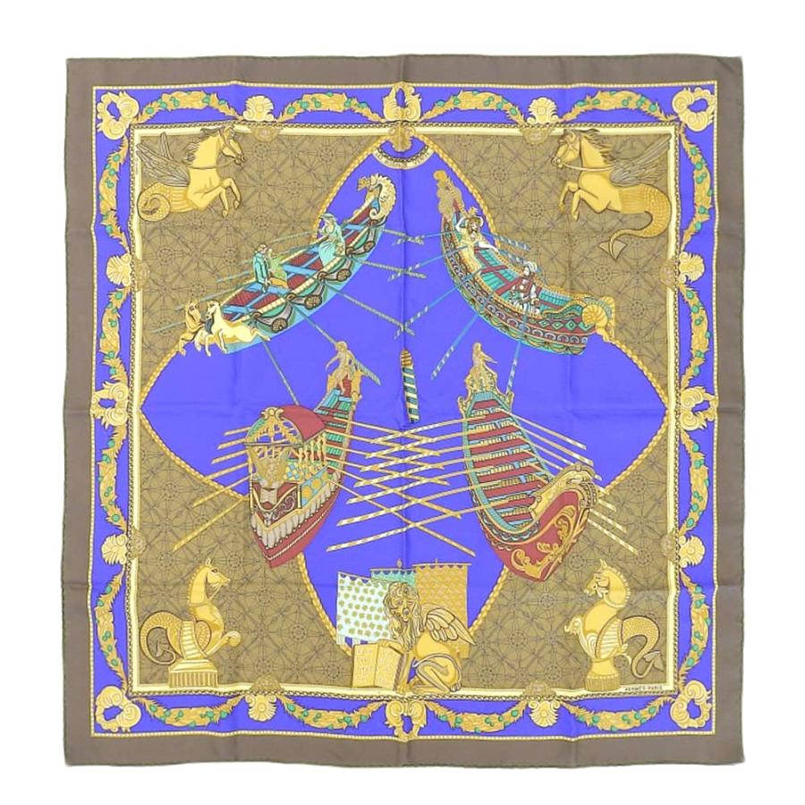 HERMES（エルメス） カレ90 LES BISSONE DE VENISE ベニスの船乗り