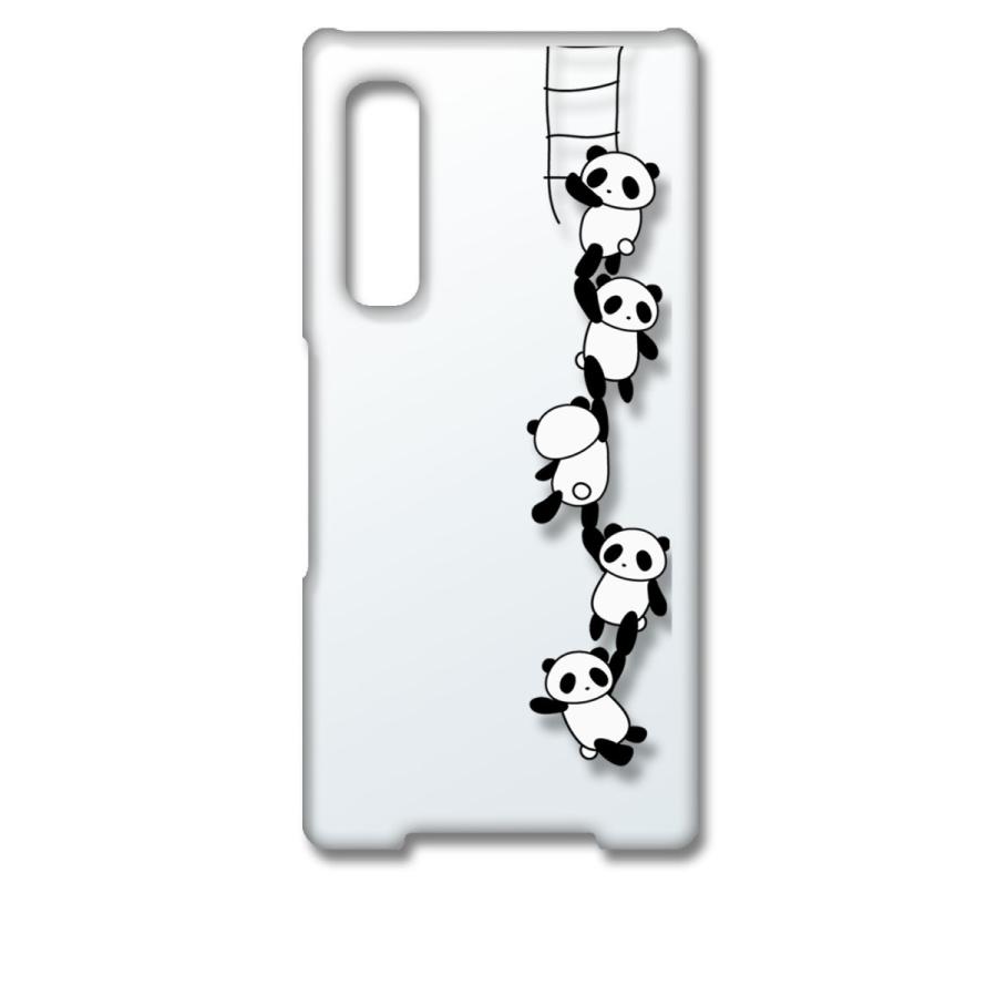 arrows NX9 F-52A アローズNX9 クリア ハードケース ぶらさがりパンダ