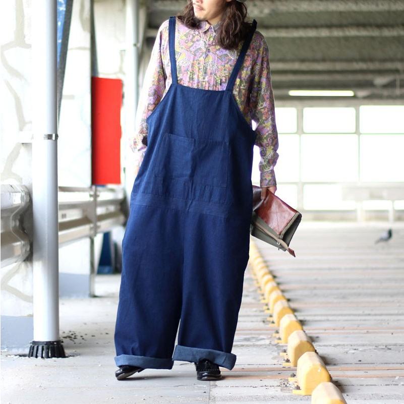 サルエル オーバーオール ビッグシルエット サロペット メンズ