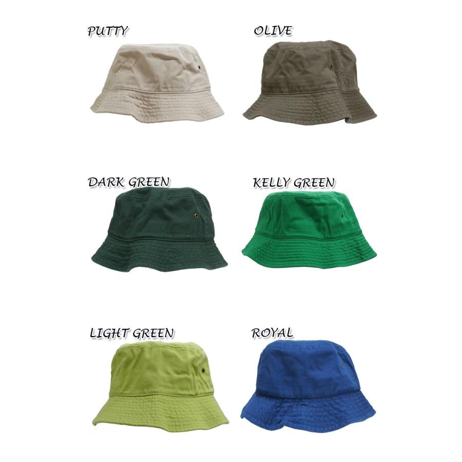 NEWHATTAN【ニューハッタン】COTTON STONE WASHED BUCKET HATS
