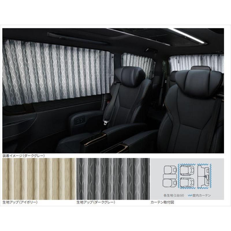 アルファード 室内カーテン（一重・プリーツタイプ） トヨタ純正部品