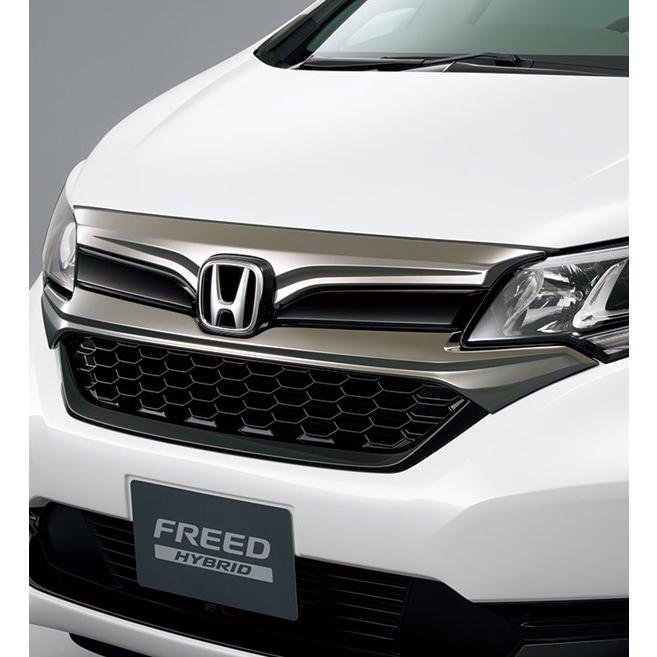 フリード フロントグリル ダーククロームメッキ ホンダ純正部品 GB7