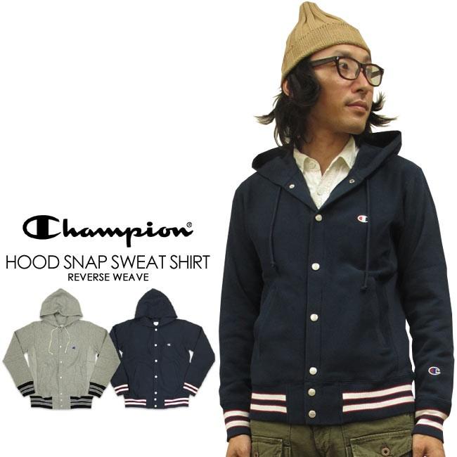 Champion（チャンピオン） リバースウィーブ スナップスウェット