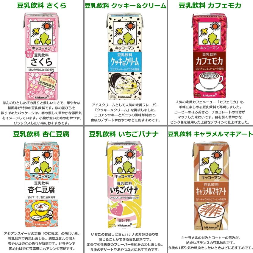 kikkoman（キッコーマン） 計108本 キッコーマン飲料 豆乳飲料 200ml紙