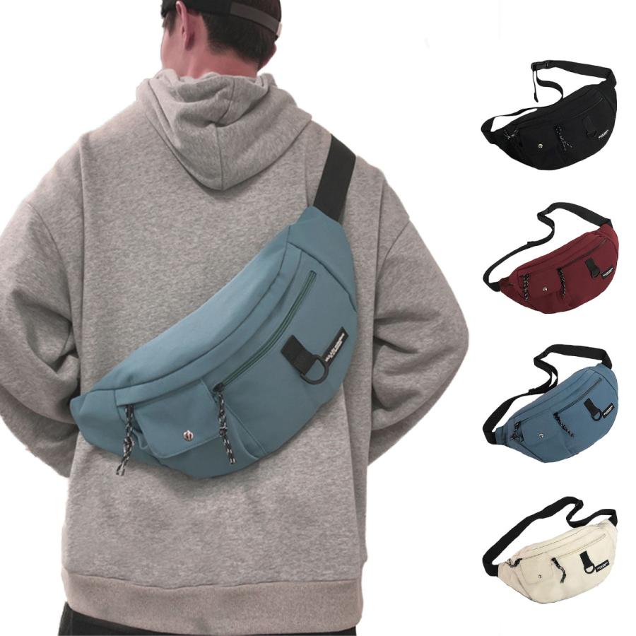 ウエストポーチ ウエストバッグ WBNL001 軽量 大きめ アウトドア