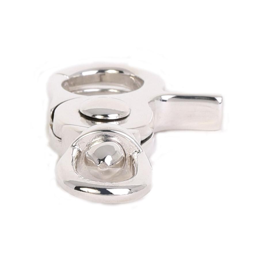 ナスカン シルバー925製 1個売り 全長約43.5mm 回転カン付 パーツ