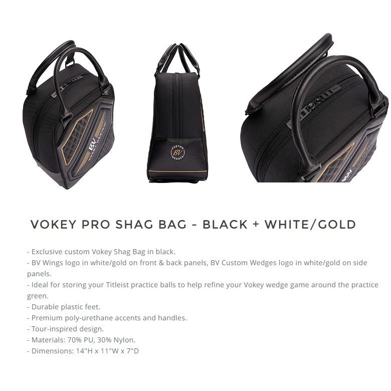 Titleist（タイトリスト） Titleist Vokey 2022 Pro Shag Bag-Black +