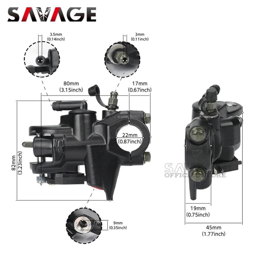 並行輸入品 油圧式クラッチマスターシリンダー クラッチレバー