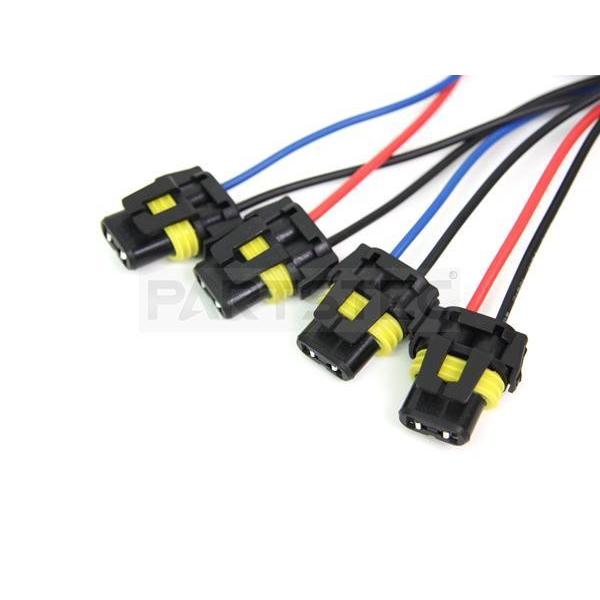 トヨタ（TOYOTA） ヘッドライト 変換ハーネス H4 2灯式を4灯式に HID