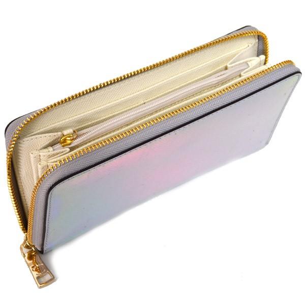 COACH（コーチ） 長財布 レザー ホログラム アコーディオン ジップ