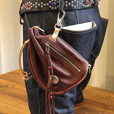 REDMOON（レッドムーン） バッグ ヒップバッグ RM-BBW バイカーズ