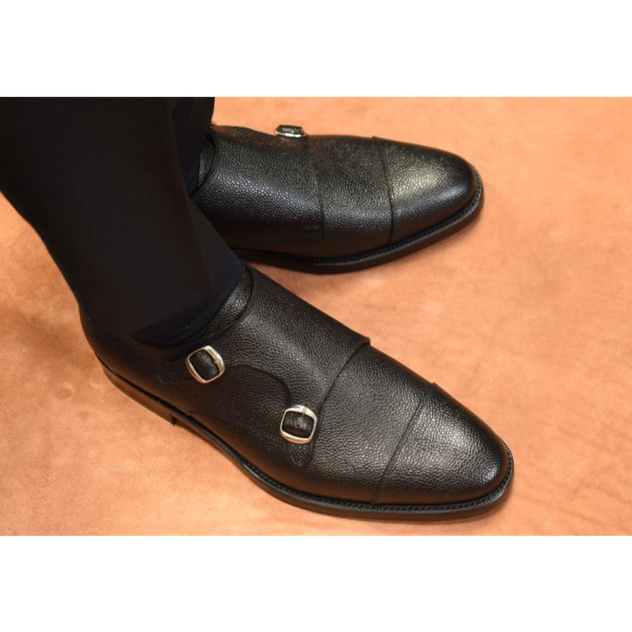 RAYMAR】TaliaII シボ革ダブルモンクストラップ / Vibramソール