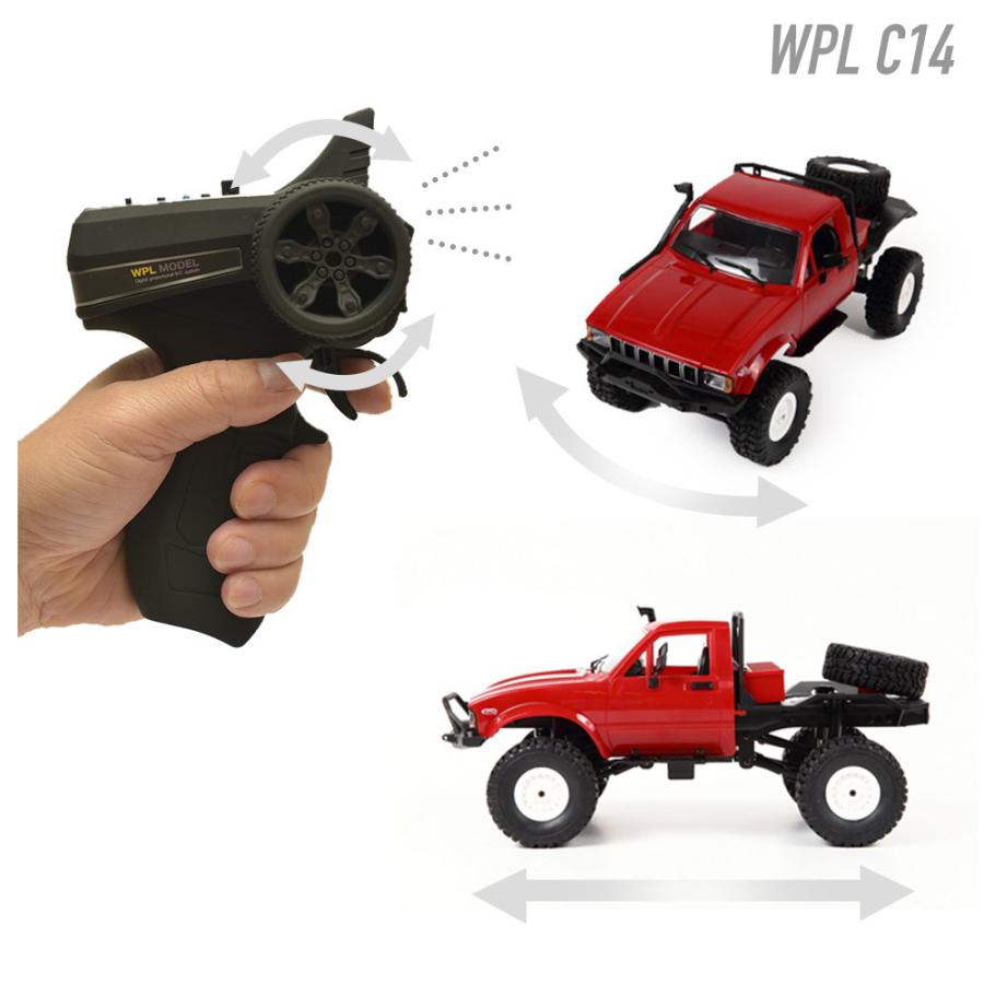 WPL JAPAN ラジコン ラジコンカー オフロード 1/16 WPL JAPAN C14 RC