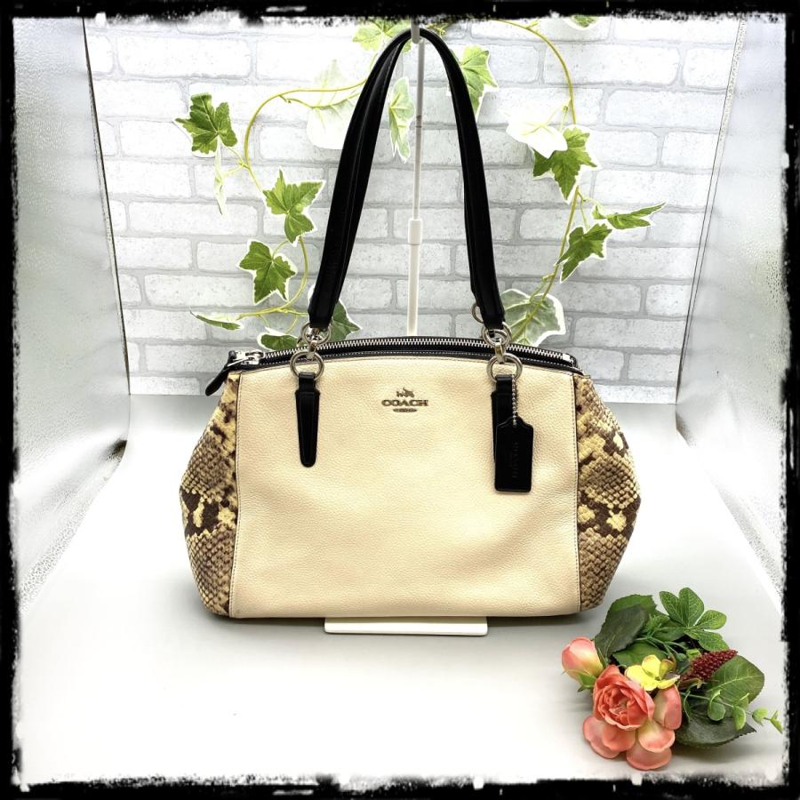 COACH（コーチ） 【COACH】コーチ トートバッグ ハンドバッグ パイソン