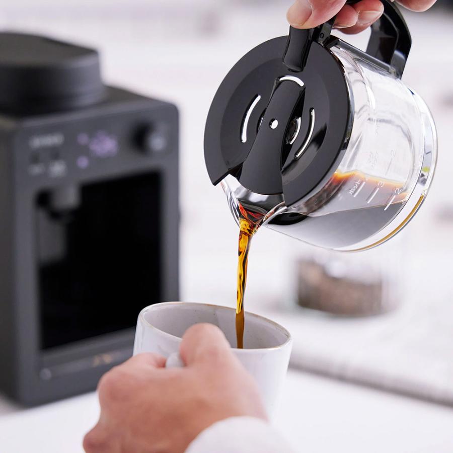 siroca（シロカ） 全自動コーヒーメーカーカフェばこ SC-A352 ブラック