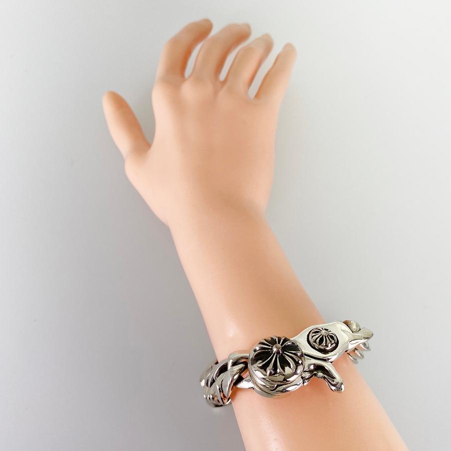 クロムハーツ クラシックチェーン リンク クリップ ブレスレット fke