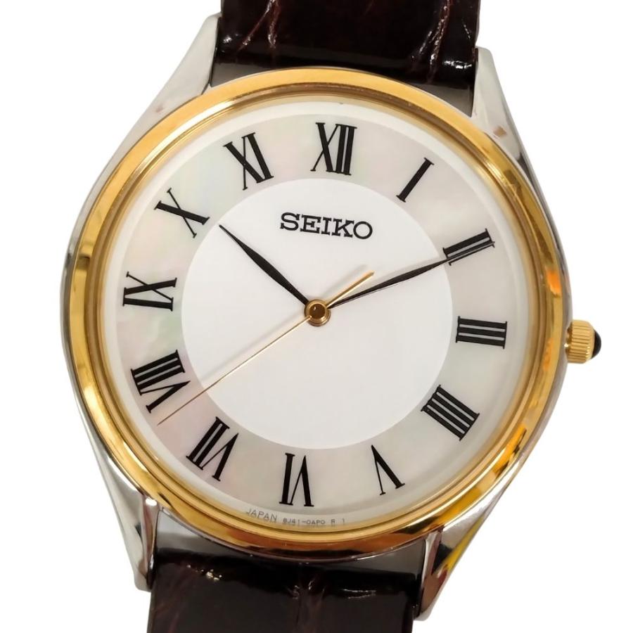 SEIKO（セイコー） 8J41-0AJ0 ドルチェ シェル文字盤 クォーツ メンズ